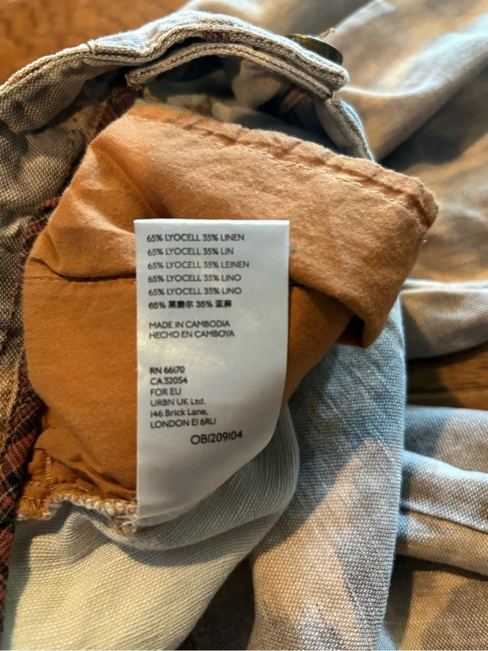 Anthropologie Tamarind Trousers Linen Giraffe Print Joggers Pants Size 8 - Picture 6 of 13
